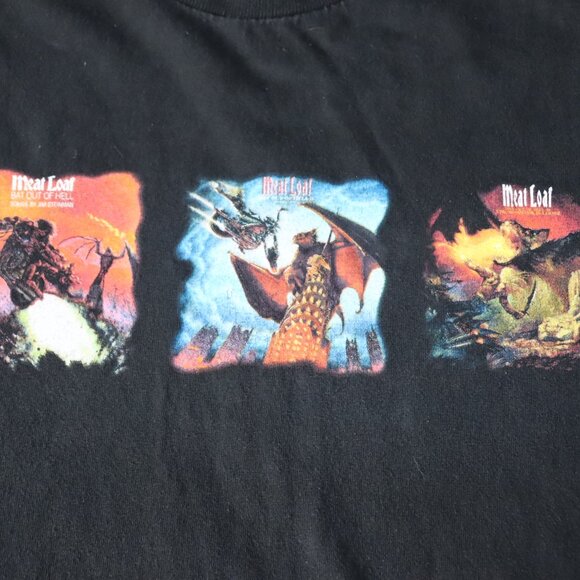 Meatloaf 2006 Bat Out Of Hell III "Bases Loaded" Tour Tee – XL. Band. Vintage. - Picture 4 of 12